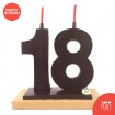 Espelmes de xocolata per aniversaris - Nº18