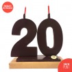 Espelmes de xocolata per aniversaris - Nº20