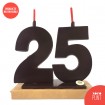 Espelmes de xocolata per aniversaris - Nº25