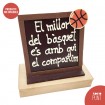 Pissarra de xocolata - "El millor del bàsquet..."