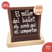 Pizarra de chocolate - "Lo mejor del ballet"
