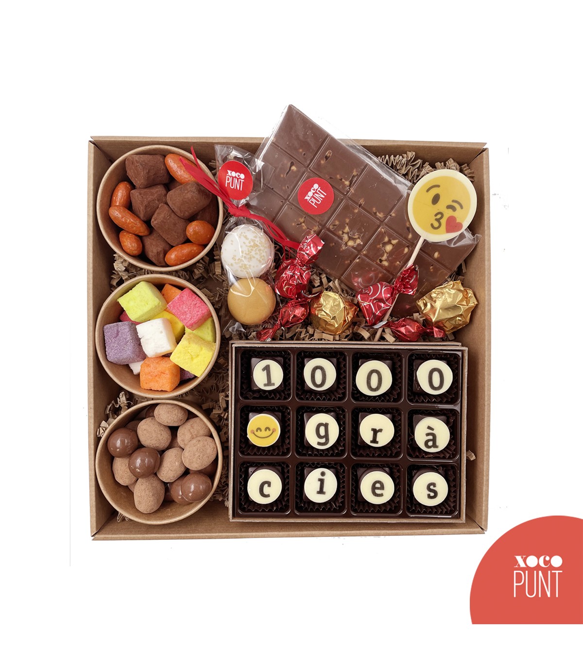 Choco Box llena de chocolate variado, XL -  - Regalos  originales y personalizados