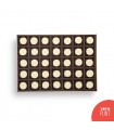 Caja de 35 bombones de chocolate personalizados con mensaje