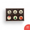"bon" (nadal) (3) - Bombones de chocolate con mensaje