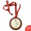 Medalla de chocolate con leche - Regalo maestros y profes