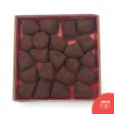 TRUFAS DE CHOCOLATE NEGRO