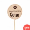 "Bones Festes" - Piruleta de xocolata personalitzada