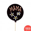Piruleta "MAMA" - Chocolate negro