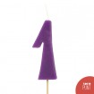Espelma d' aniversari de cera - Nº1