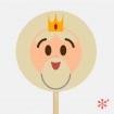 PIRULETA DE CHCOLATE BLANCO - REY MELCHOR