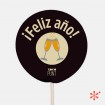 "¡Feliz año!" - Piruleta de chocolate