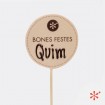 "Bones Festes" - Piruleta de chocolate personalizada