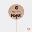 "Feliz Año" - Piruleta de chocolate personalizada