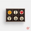 "I love you" - Bombones con mensaje - 6ud
